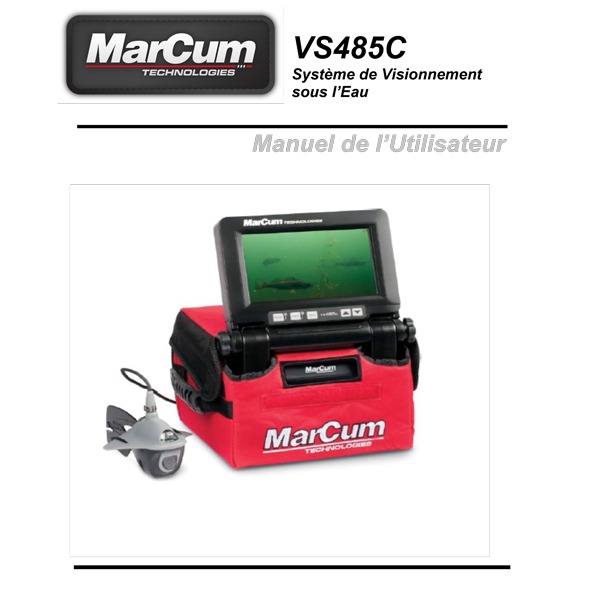 Système De Vision Sous-marine MarCum VS485C - Neuf En Emballage D'origine