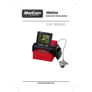 VS625sd User Manual Cover