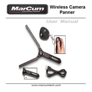 Wireless Camera Panner User Manual Cover