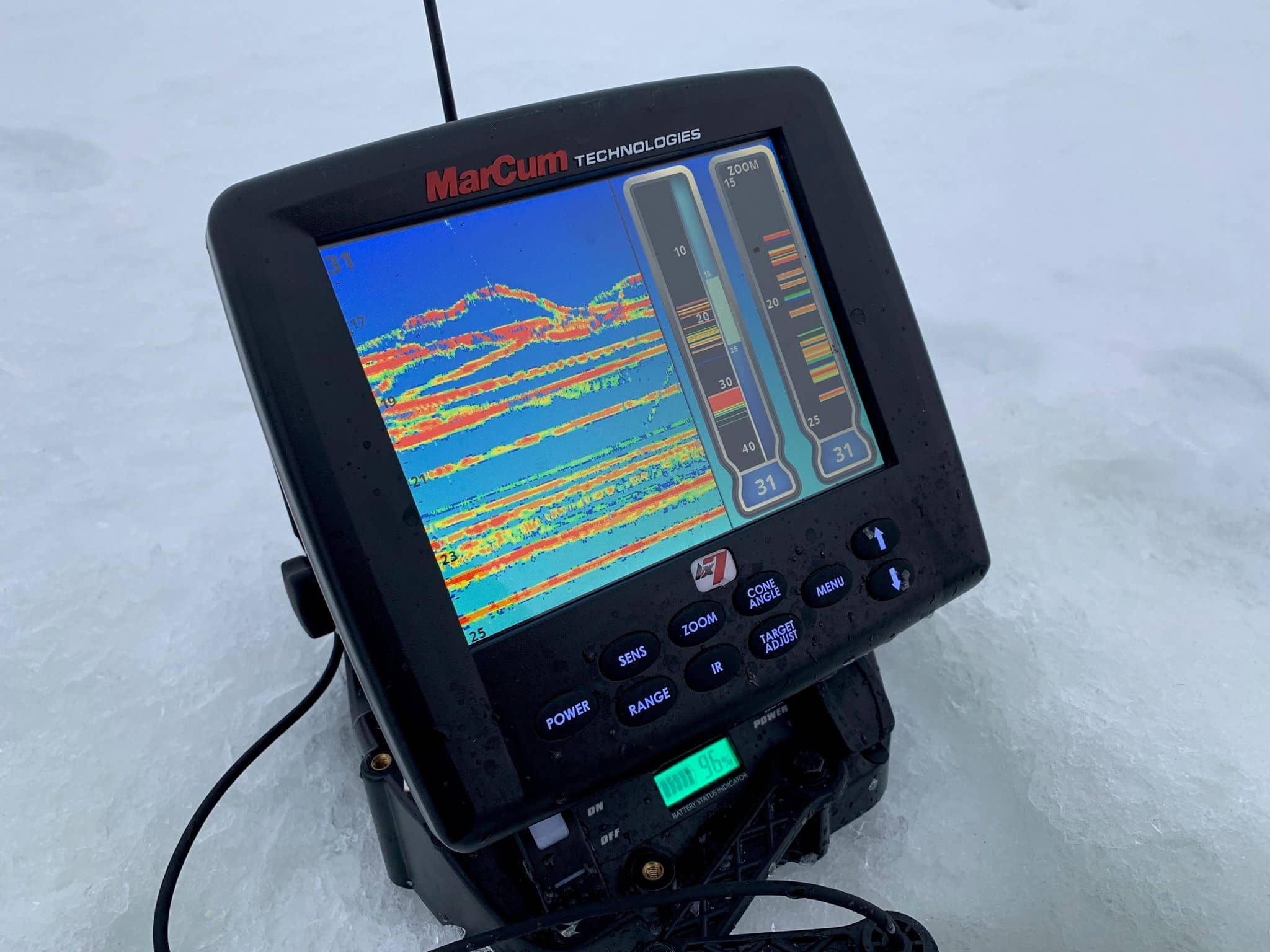 Humminbird Helix 7 + Marcum Lithium Shuttle Ice Fishing Setup (HOW