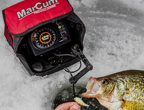 LX-5i flasher with crappie over ice
