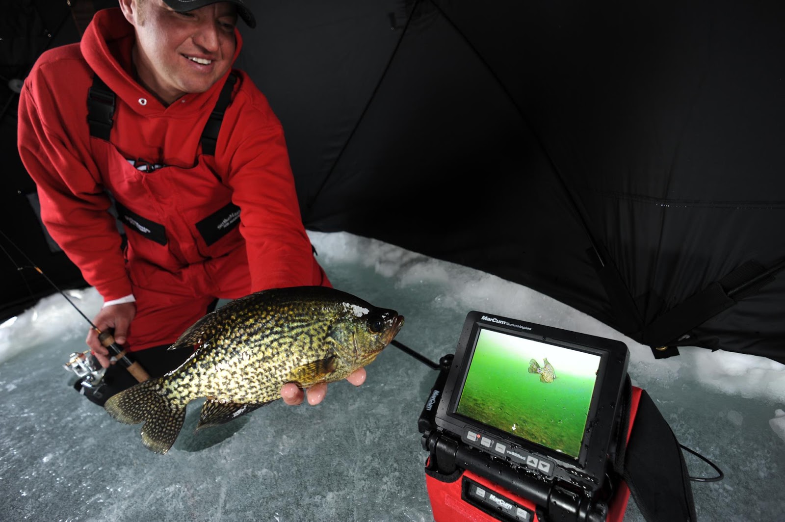 Fish Find Video Record Underwater Fishing Camera for Boat Ice Lake