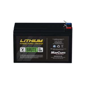 12v10amp LiFePO4 Brute Battery Only front
