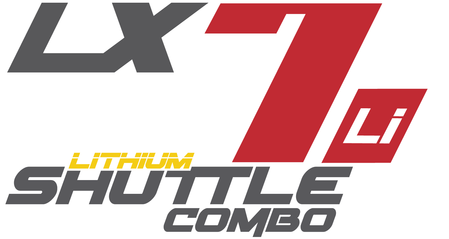 LX-7 Li Lithium Shuttle Combo Logo dark grey