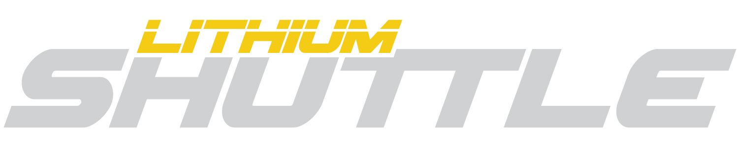 Lithium Shuttle light grey logo