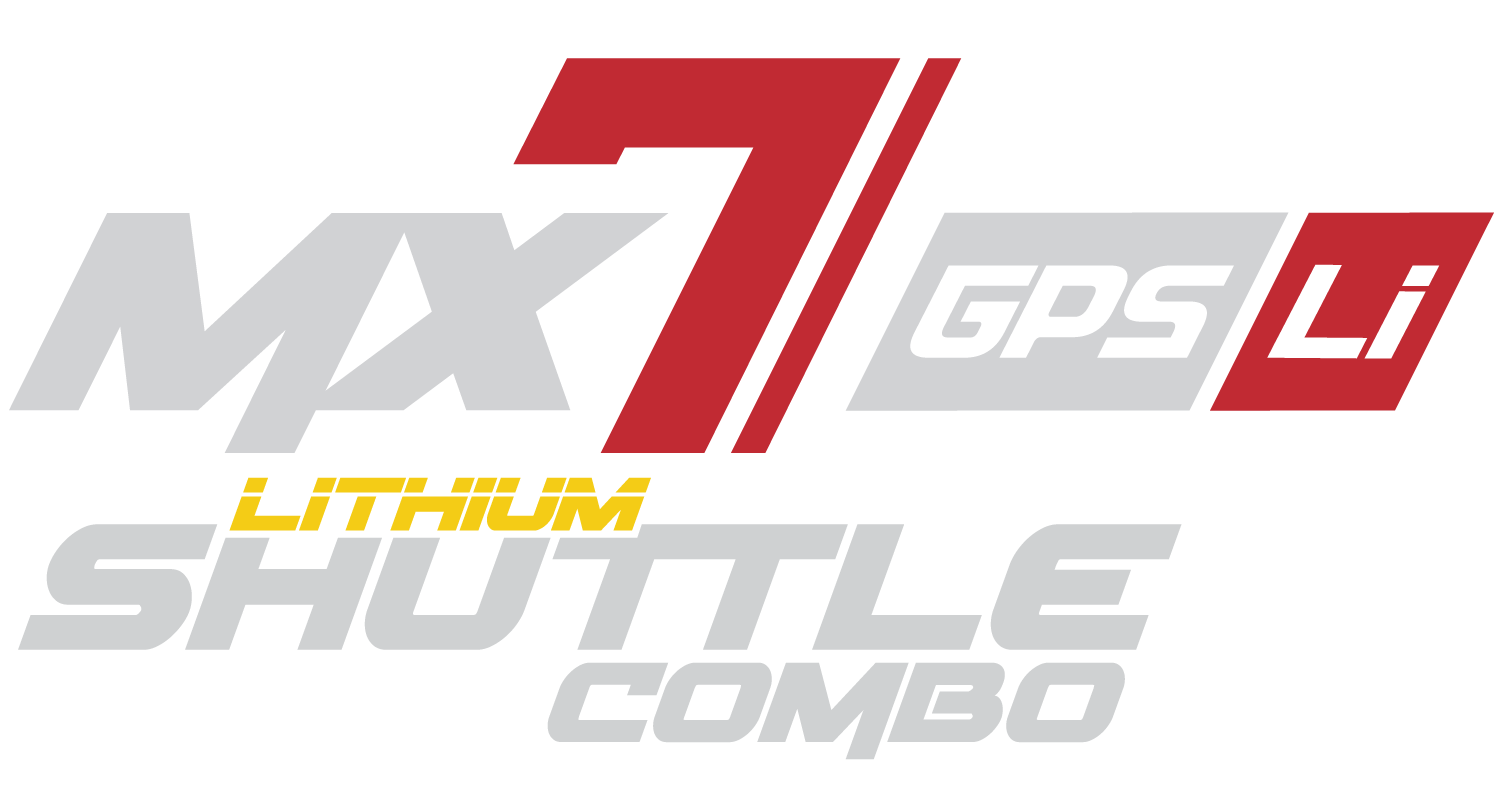 MX-7GPS Li Lithium Shuttle Combo Logo light grey