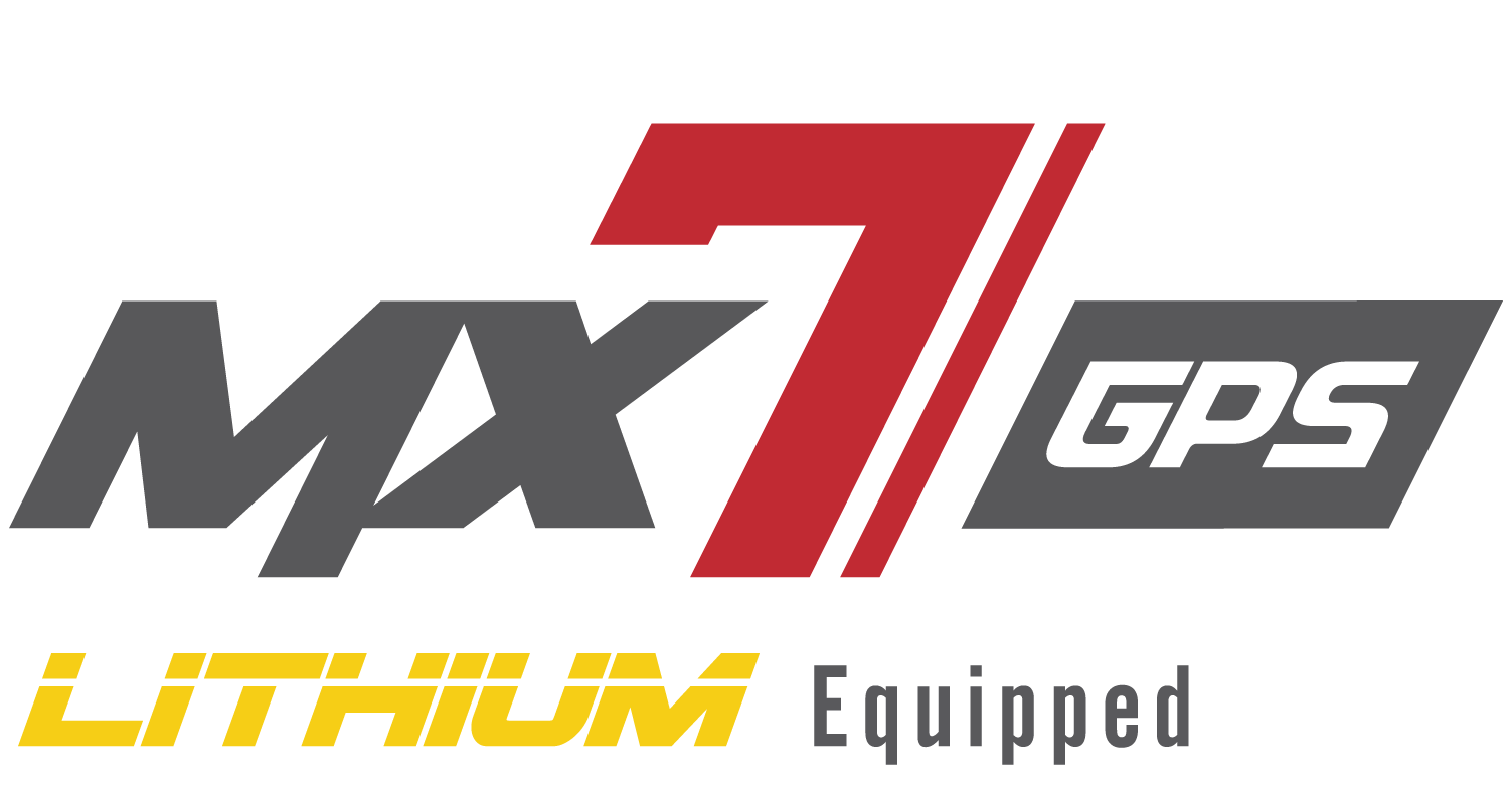 MX-7GPS Li Lithium Shuttle Combo Logo dark grey