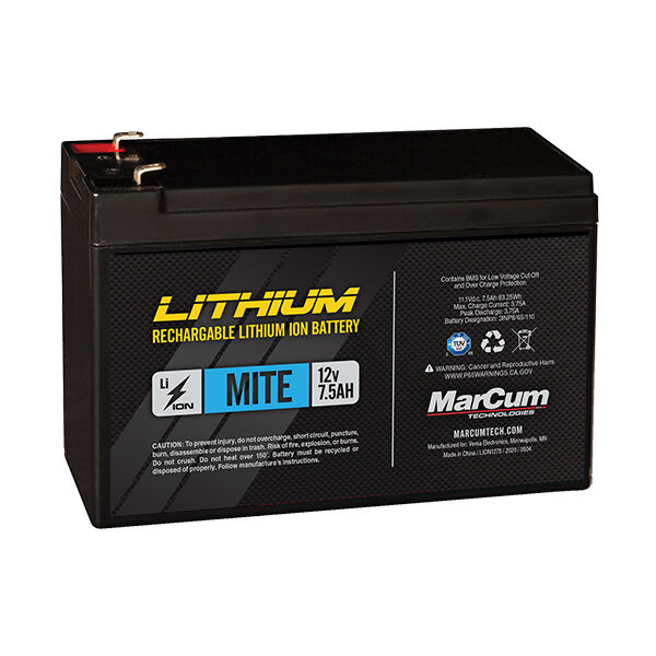 Mighty Max Battery 12V 9AH SLA Battery for Marcum LX-5 Ice Fishing Sonar +  12V Charger