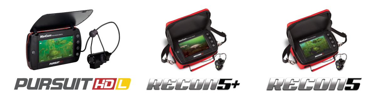 Pursuit HD L, Recon 5 & Recon 5+ camera heros