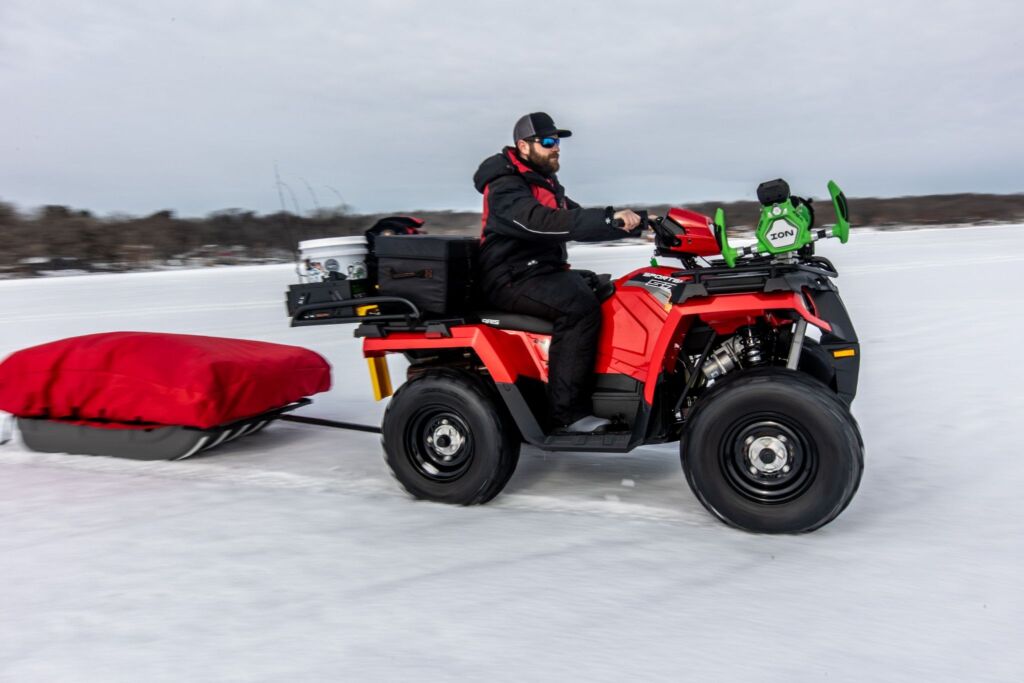 What electronics will help me find early ice panfish?