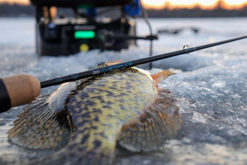 Made my own rod holders inspired by the new Marcum shuttle. Alot easier to  walk around checking holes. : r/IceFishing