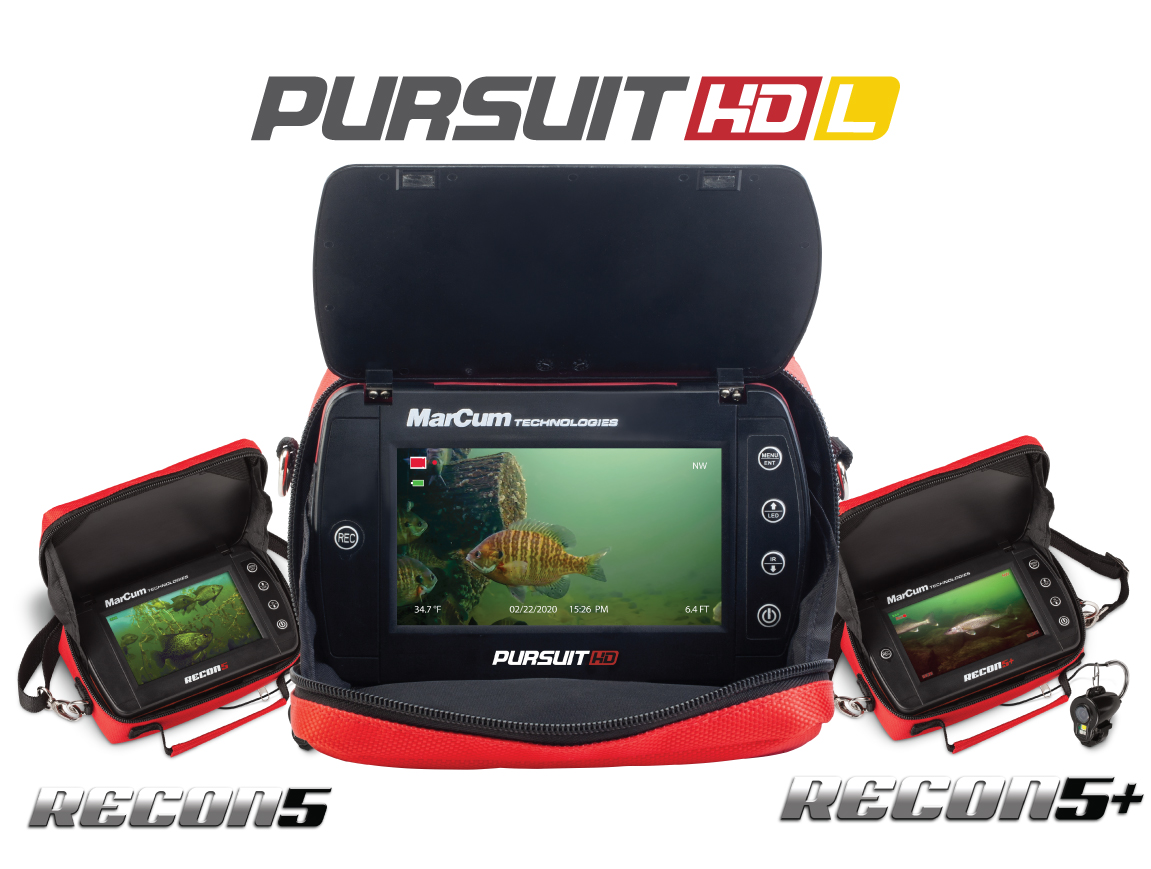 MarCum Compact Recon 5 Underwater Ice Fishing Camera Panner Viewing System