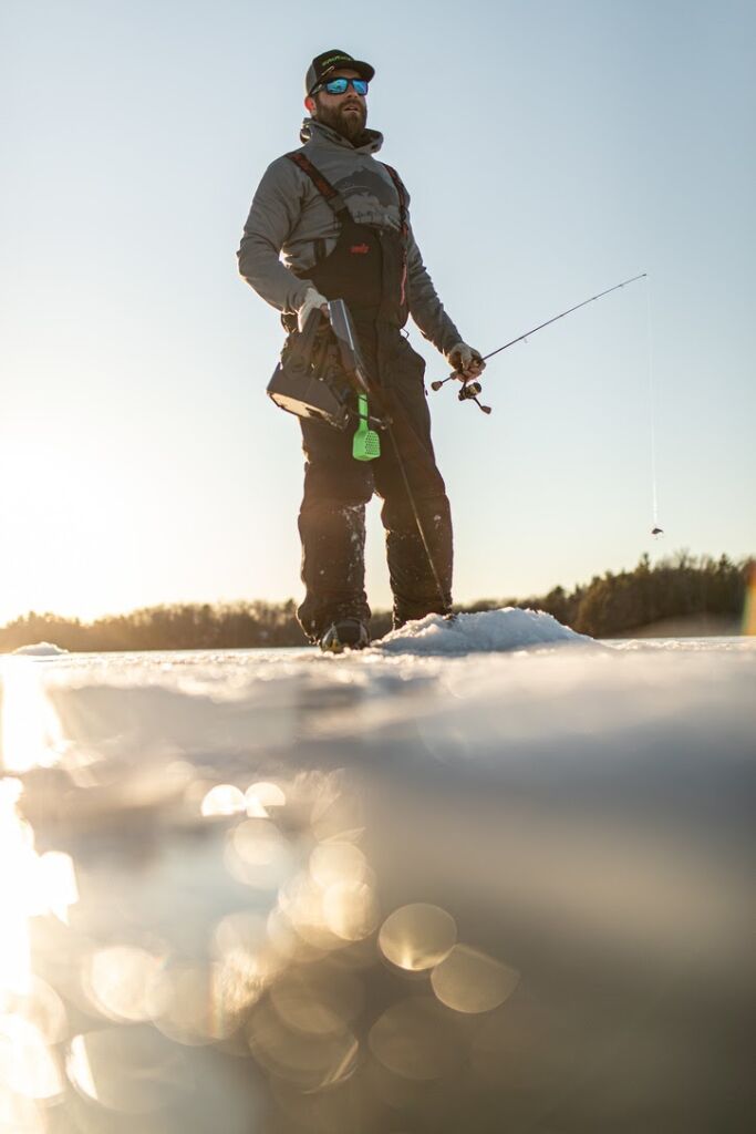 What electronics will help me find early ice panfish?