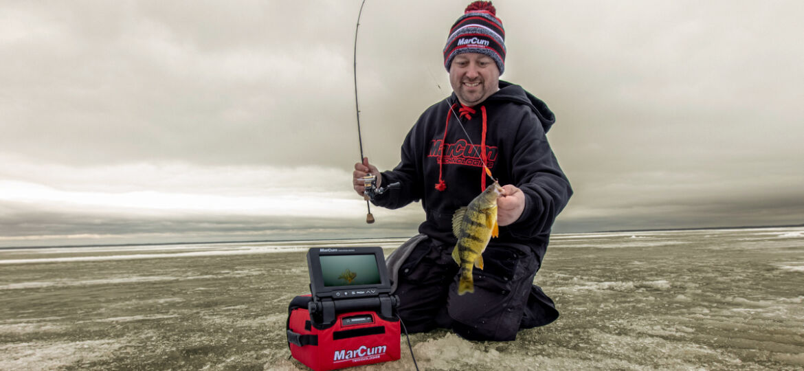 Jumbo perch fishing with an underwater camera can up your game