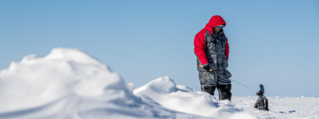 Going light is key during ice-fishing seasons of inconsistent ice