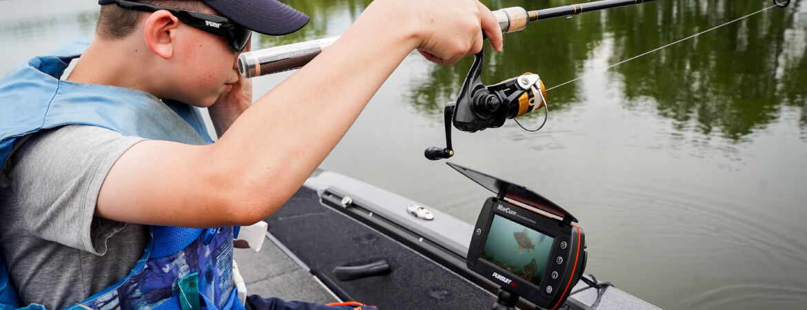 Minnesota fishing opener prep with an underwater camera
