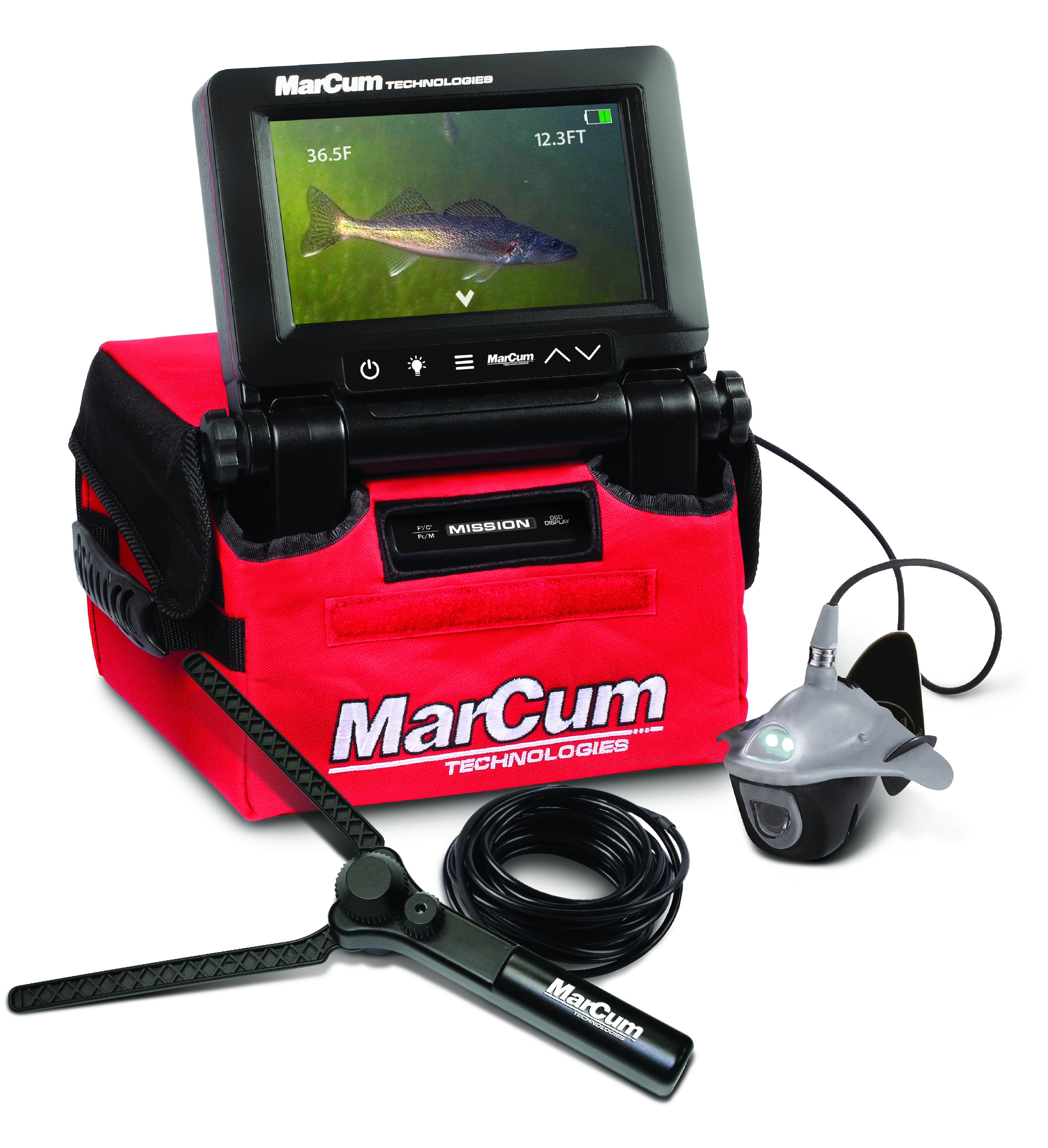 MarCum® Mission SD Underwater Viewing System w/ Wired Camera Panner -  Marcum Tech