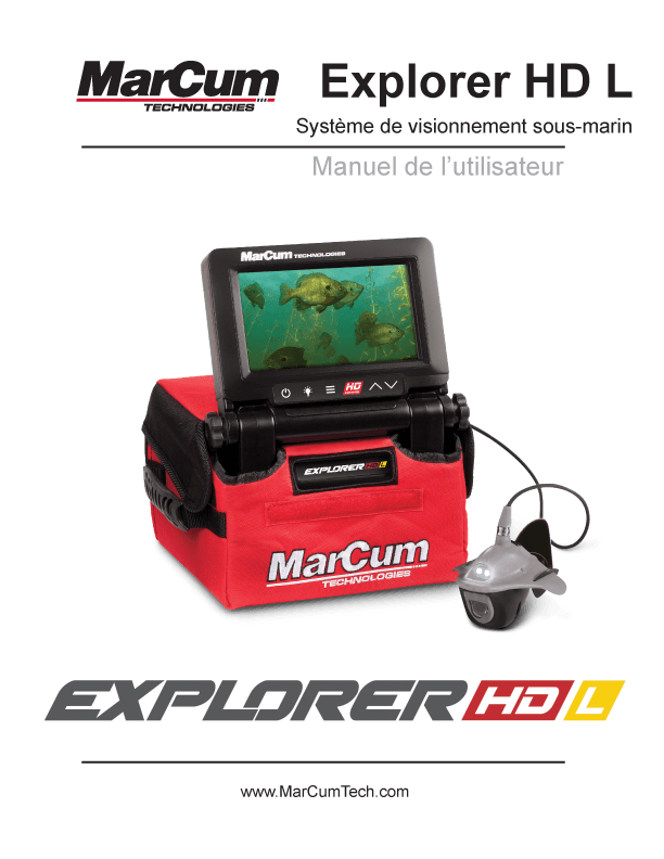 MarCum® Explorer HD L Lithium Underwater Camera for Fishing
